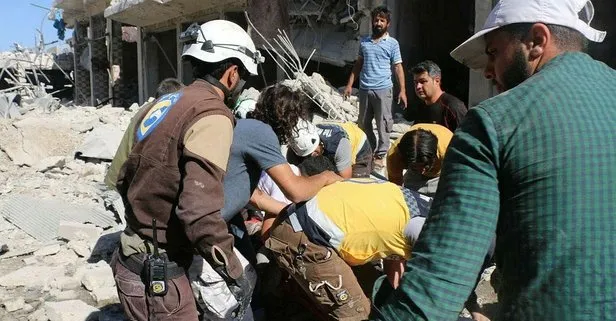 Son dakika: İdlib’e hava saldırısında ölen sivillerin sayısı yükseliyor