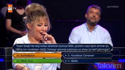 Kenan İmirzalıoğlu’nun sunduğu Kim Milyoner Olmak İster’de ünlü şarkıcı Pınar Aylin geceye damga vurdu! Bakın hangi soruda elendi
