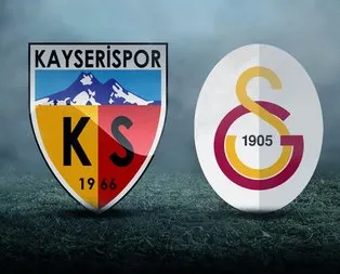 Kayserispor - Galatasaray maçı saat kaçta?