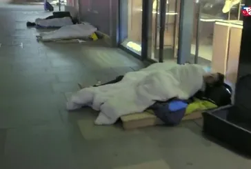 İngiltere'nin ünlü caddesinde şok manzara