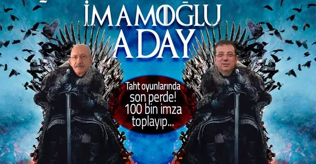 CHP’de adaylık krizi derinleşiyor! Kılıçdaroğlu’na karşı 100 bin imza ile Ekrem İmamoğlu aday!