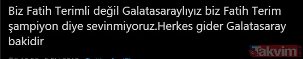 Galatasaray taraftarından Fatih Terim'e büyük tepki: Sorun Levent hocada değilmiş - 48