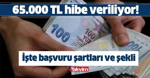 65.000 TL hibe veriliyor! İşte başvuru şartları ve şekli