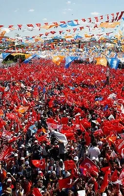 Erdoğan'ın mitinginde inanılmaz görüntü!