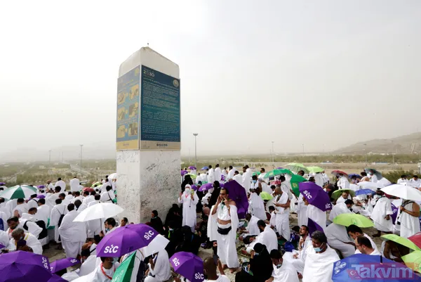 Kutsal topraklarda hac vazifesini yerine getiren hacı adayları Arafat'a çıktı - 16