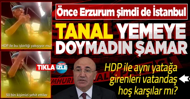 Önce Erzurum şimdi de İstanbul! CHP'li Mahmut Tanal vatandaşın feraset duvarına tosladı: HDP tepkisi sonrası kaçamak cevaplar