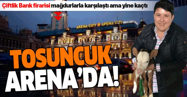 Çiftlik Bank firarisi Mehmet Aydın, Arena City'de ortaya çıktı