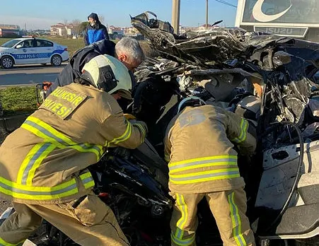 Balıkesir’de zincirleme trafik kazası: 5 yaralı