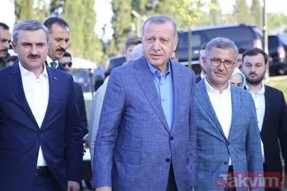 Başkan Erdoğan, Nakkaştepe Millet Bahçesi’ni gezdi