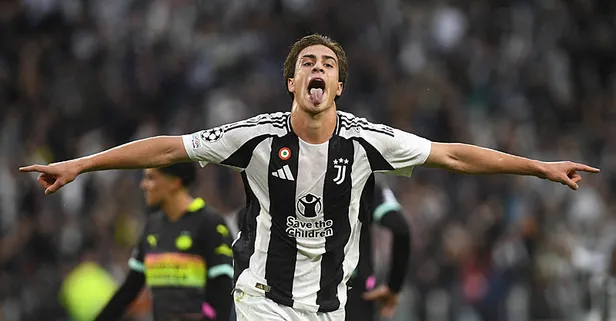 Şampiyonlar Ligi'nde ilk golünü atan Kenan Yıldız 3 kez tarihe geçti