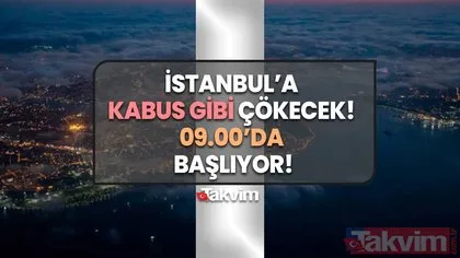 İstanbul’a karabasan gibi çökecek! 12 ilçede 09.00’da başlıyor! Alarma geçildi! Esenyurt, Şişli, Başakşehir, Sultangazi, Kağıthane, GOP, Eyüp...