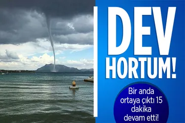Son dakika: Muğla'nın Datça ilçesinde hortum!