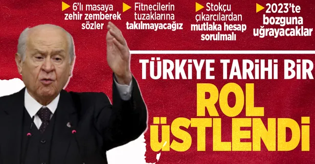 MHP Genel Başkanı Devlet Bahçeli'den flaş diplomasi açıklaması: Türkiye tarihi bir rol üstlendi