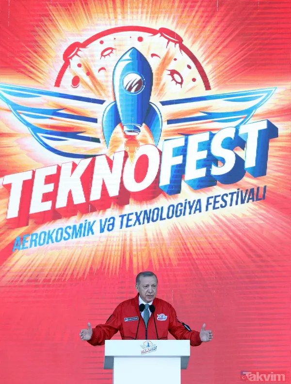 Azerbaycan'ın başkenti Bakü'de TEKNOFEST heyecanı! Gökyüzüne ay-yıldız çizildi - 37