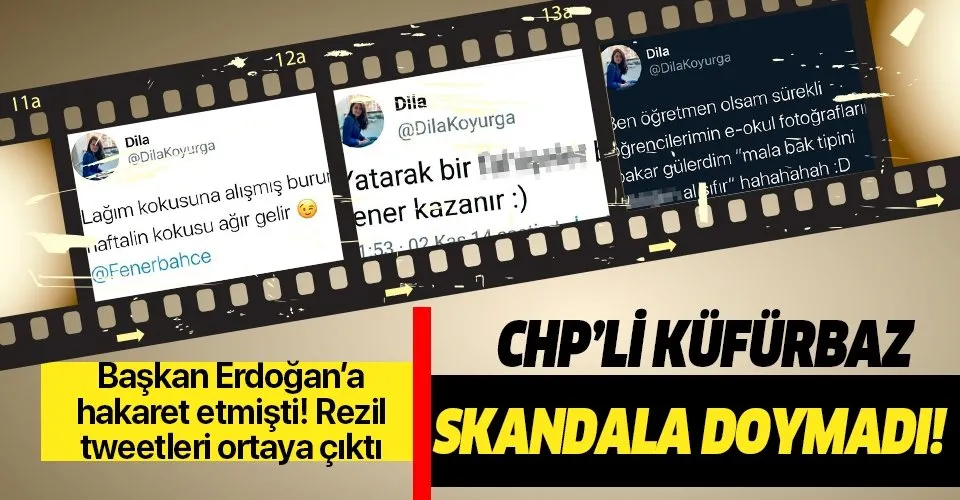 CHP'li meclis üyesi Dila Koyurga tam bir küfürbaz çıktı! İşte yeni ortaya çıkan skandal tweetleri
