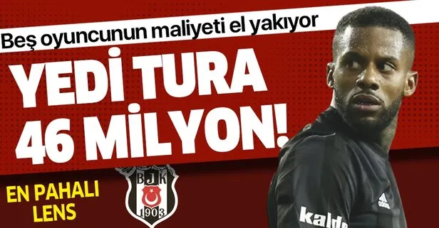 Beşiktaş’ta kadro dışı kalan 5 oyuncunun maliyeti el yakıyor