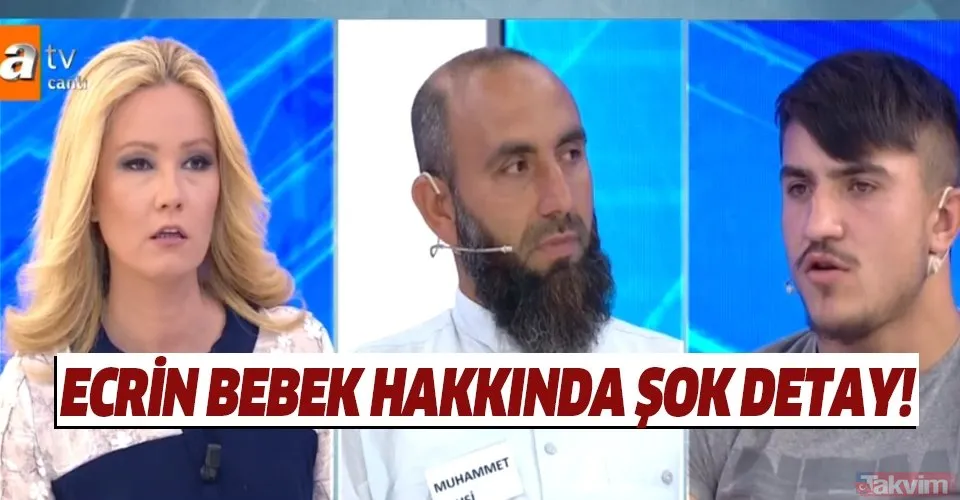 Müge Anlı Ecrin bebek hakkında korkunç detayı ortaya Müge Anlı Ecrin bebek hakkında korkunç detayı ortaya