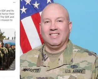 ABD’li komutan Wayne Marotto terör örgütü PKK/ YPG/PYD/SDG'yi Twitter üzerinden övdü: Gururlu bir miras oluşturdu