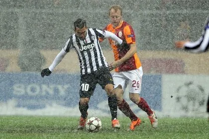 G.Saray - Juventus maçından kareler