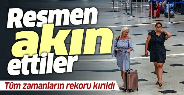 Tüm zamanların rekoru kırıldı! Resmen akın ettiler