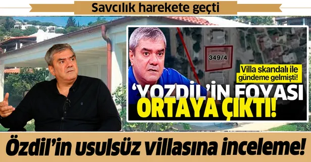 Bodrum Cumhuriyet Başsavcılığı, Sözcü yazarı Yılmaz Özdil'in villası ile ilgili inceleme başlattı