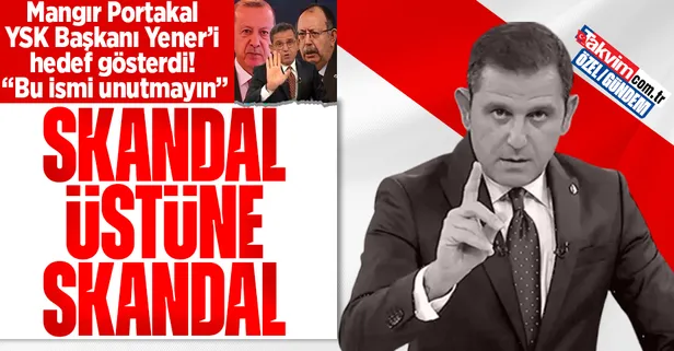 Fatih Portakal'dan skandal söylemler! YSK Başkanını hedef gösterdi: Bu ismi unutmayın