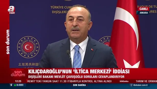 Mevlüt Çavuşoğlu, Kılıçdaroğlu'nun iltica iftirasına çok sert tepki gösterdi