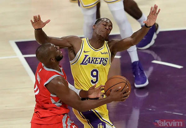 Los Angeles Lakers - Houston Rockets maçında kavga! - 12