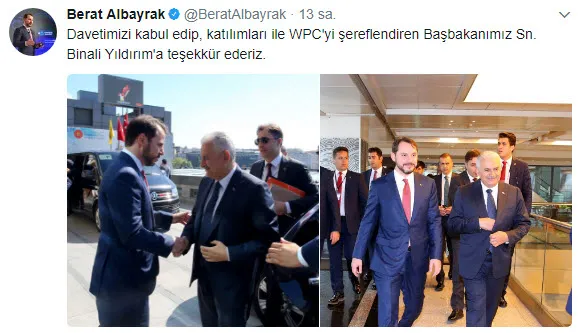 Enerji Bakanı Berat Albayrak'tan 4 dilde teşekkür-2