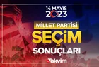 Millet Partisi oy oranları 2023! Millet Partisi kaç Milletvekili çıkardı? 14 Mayıs Pazar il il seçim sonuçları, oy oranları!