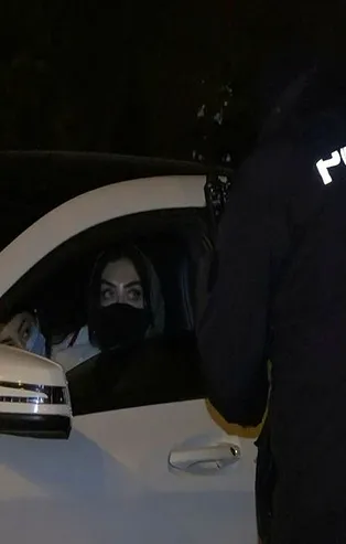 Hayrete düşüren olay! Kısıtlamada aynı noktada ikinci kez yakalandılar