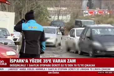 İSPARK'a ZAM!