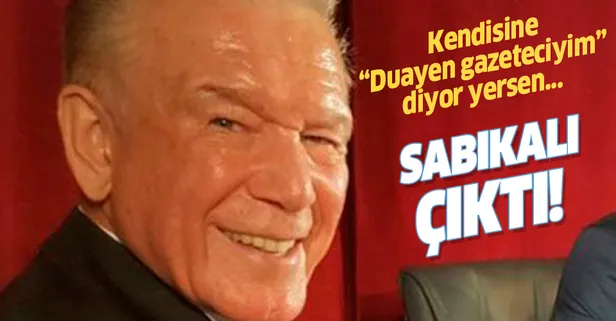 Uğur Dündar'ın sabıkalı olduğu ortaya çıktı