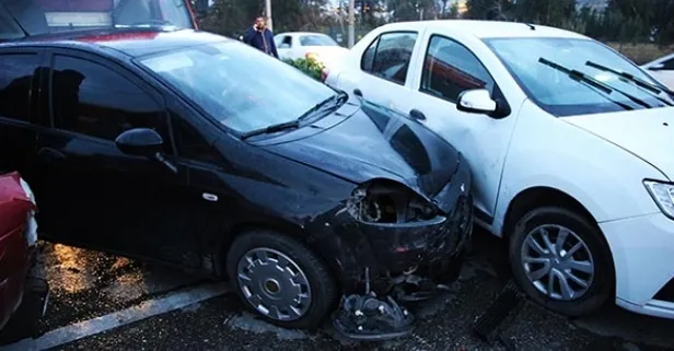 Feci kaza: 10 araç birbirine girdi