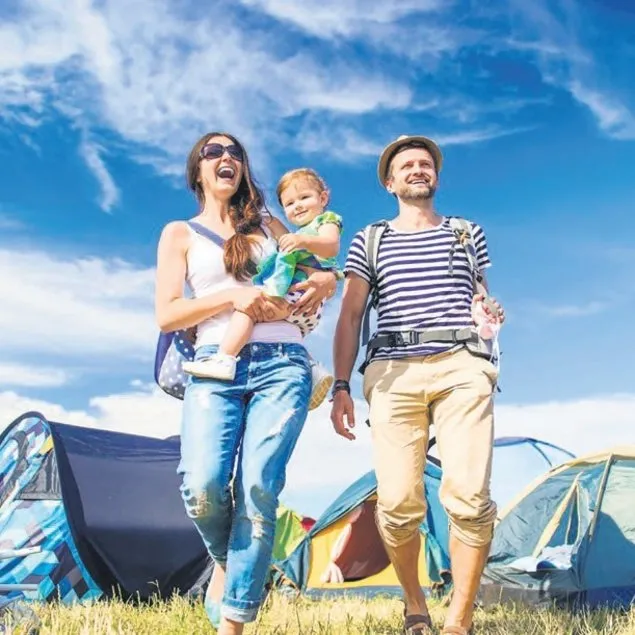 Tatil planı yaptık ekipmanı kamptık