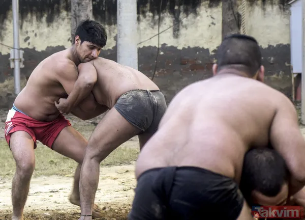Hindistan'da güreşçiler böyle yetişiyor - 15