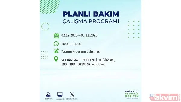İstanbul elektrik kesintisi 2 Aralık: 8 saat yok! Gaziosmanpaşa, Beşiktaş, Beyoğlu... - 17