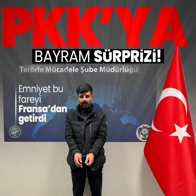 PKKlı terörist Mehmet Kopal Fransadan Türkiyeye getirildi!