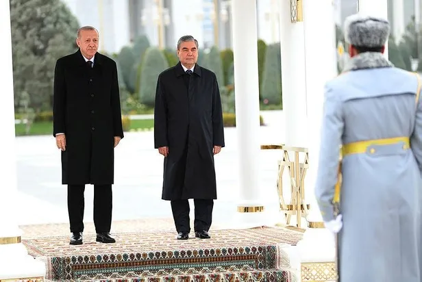 Başkan Erdoğan Türkmenistan'da! İki ülke arasında ortak anlaşmalar imzalandı-7