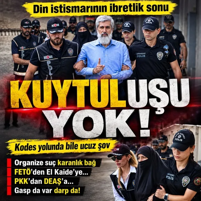 Din istismarına af yok! Suç örgütü lideri Alparslan Kuytul ve eşinin de aralarında bulunduğu 35 kişi tutuklandı