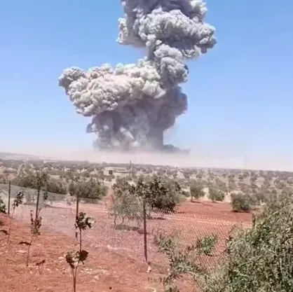 İdlib’de cephane deposu infilak etti