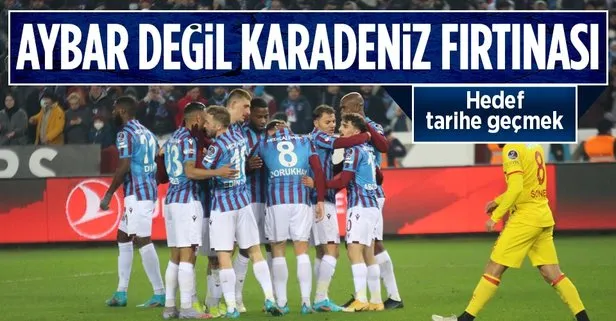 Aybar değil Karadeniz fırtınası! Trabzonspor’da hedef tarihe geçmek