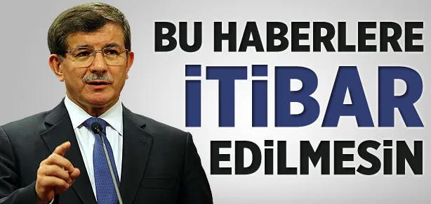 Davutoğlu’dan kritik açıklama