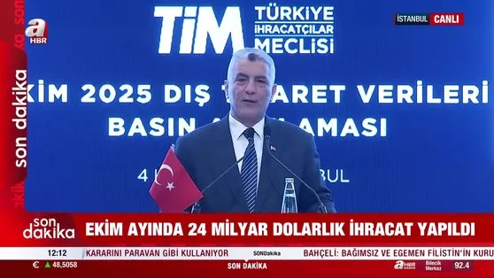 Ekim ayı ihracatında rekor