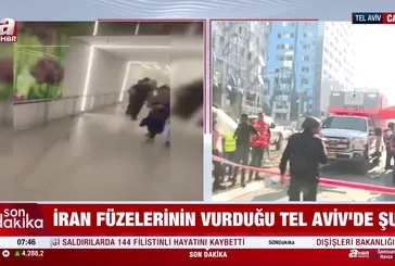 İran Tel Aviv’e füze yağdırdı!