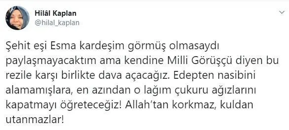 Sabah gazetesi yazarı Hilal Kaplan ve 15 Temmuz şehidi eşi için çirkin paylaşım yapan Saadet Partili Ebubekir Savaşan gözaltına alındı-2