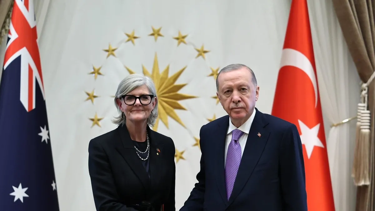 Başkan Erdoğan Avustralya Genel Valisi Sam Mostyn'i kabul etti