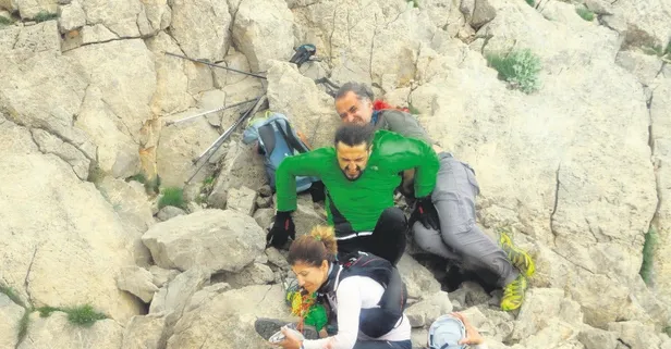 Mercan Dağı’na tırmanan 4 dağcıya ayı saldırdı