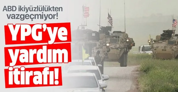 ABD ikiyüzlülükten vazgeçmiyor! YPG’ye silah yardımı itirafı!