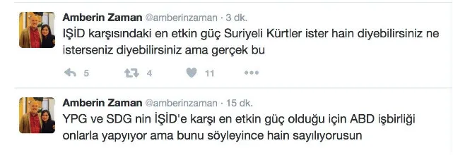 Amberin Zaman'ın PKK fırsatçılığı-2